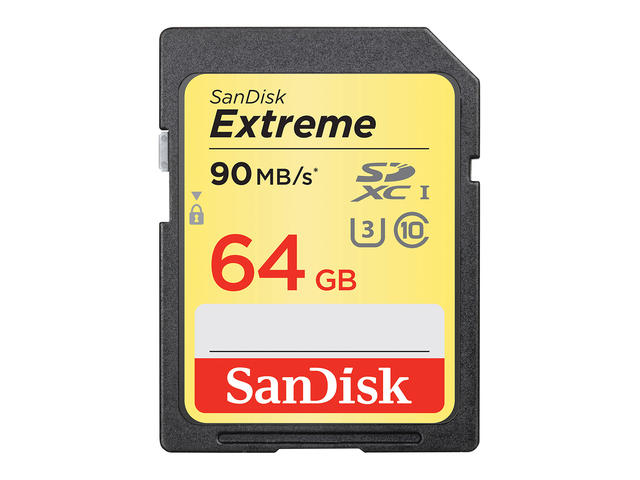 Карти памет 64GB SDXC SanDisk Extreme Class 10 UHS-I U3