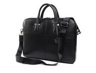Чанти за Лаптопи Кожена чанта Knomo Larissa черна