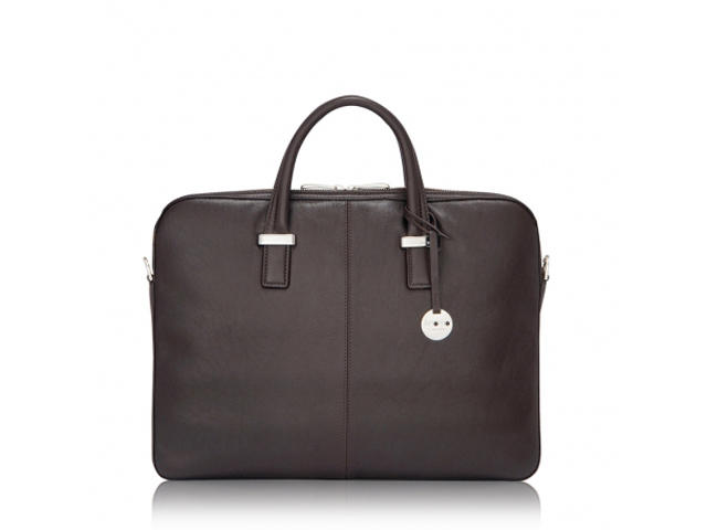 Чанти за Лаптопи Кожена чанта Knomo Larissa кафява