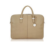 Чанти за Лаптопи Кожена чанта Knomo Larissa слонова кост