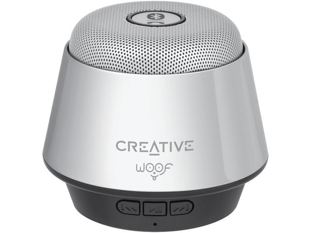 Колони Creative WOOF, в цвят сребристо