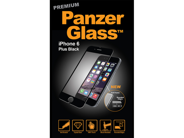 Защитно фолио Panzerglass Premium iPhone 6 Plus, в черно