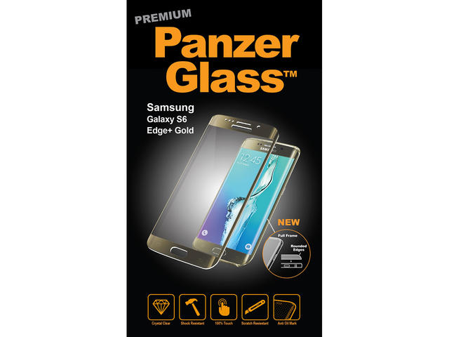 Защитно фолио Panzerglass Premium Samsung Galaxy S6 Edge+, в златисто