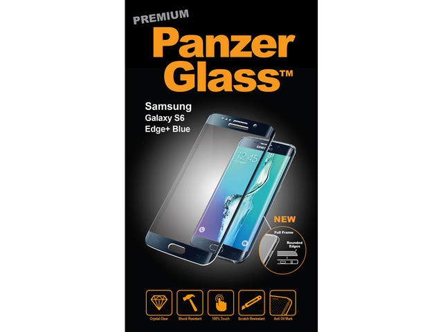 Защитно фолио Panzerglass Premium Samsung Galaxy S6 Edge+, в синьо