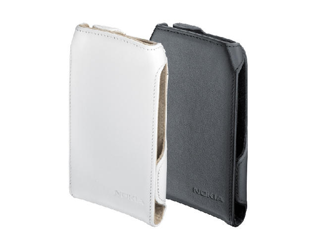 Калъфи Кожен калъф за Nokia Е6