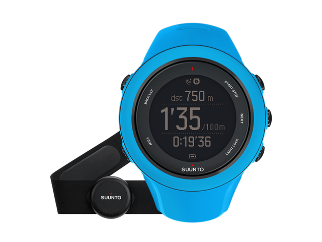 Смарт часовници Suunto Ambit3 Sport Blue + пулсомер 