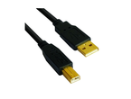 Кабели и Адаптери VCom кабел USB 2.0 AM / BM High Grade GOLD - CU201G-B-3 метра