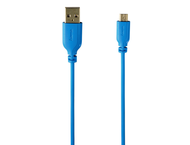 Кабели и Адаптери Hama USB - micro usb "Flexi-Slim", USB 2.0, 0,75м син