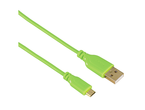 Кабели и Адаптери Hama USB - micro usb "Flexi-Slim", USB 2.0, 0,75м зелен