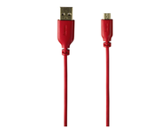 Кабели и Адаптери Hama USB - micro usb "Flexi-Slim", USB 2.0, 0,75м червен