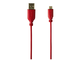 Кабели и Адаптери Hama USB - micro usb "Flexi-Slim", USB 2.0, 0,75м червен