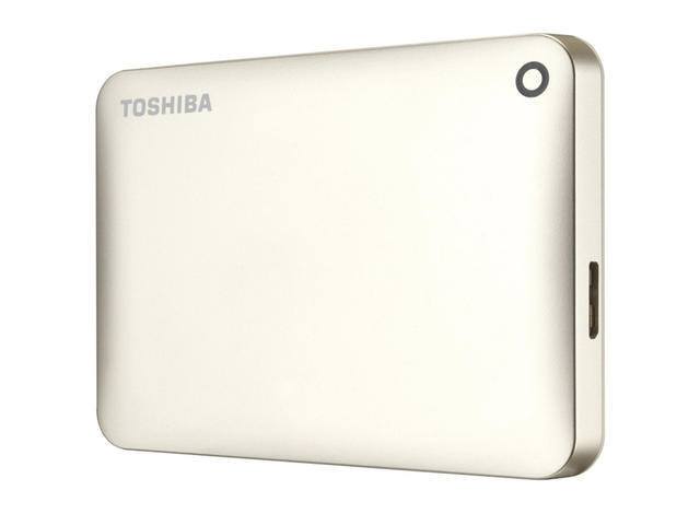 Външни HDD 500GB Toshiba Canvio Connect II, златист
