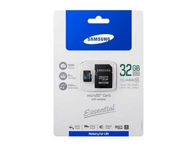 Аксесоари за таблети 32GB microSD карта Samsung 32GB Class10