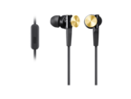 Слушалки Sony MDR-XB70AP, в черно-златисто