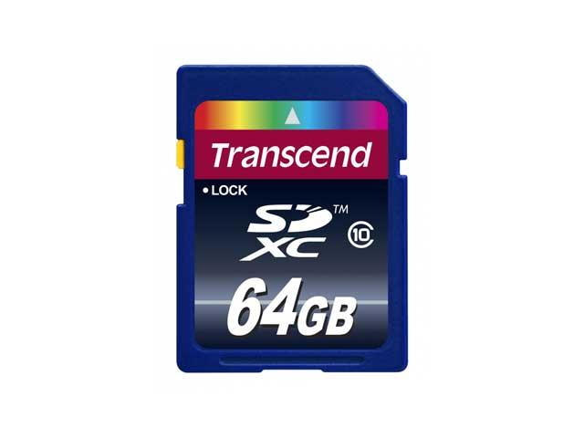 Аксесоари за таблети Карта памет Transcend 64GB SDXC (Class 10)