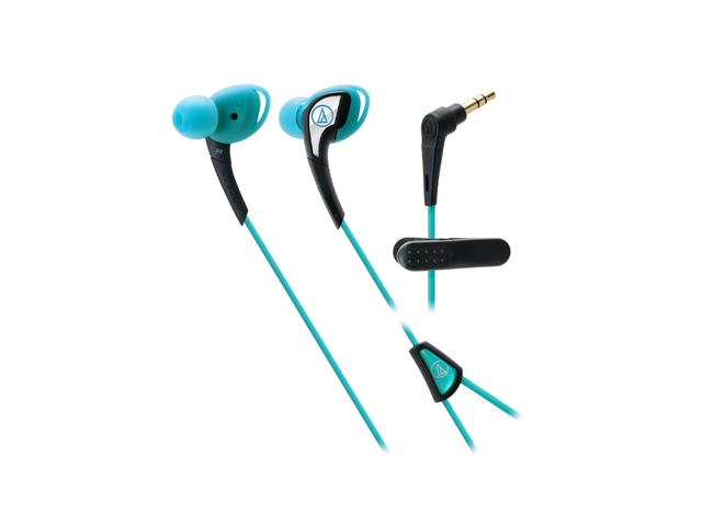 Слушалки Audio-Technica ATH-SPORT2BL SonicSport, в синьо