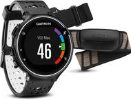 Смарт часовници Garmin Forerunner 230 - в черно/бяло + пулсомер