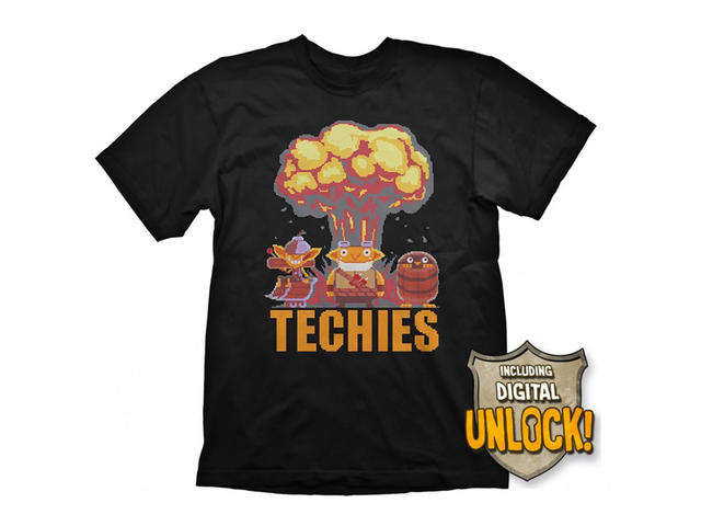 Облекло и аксесоари Gaya Entertainment DOTA 2 T-Shirt Techies Mushroom Cloud + Ingame Code, Size S