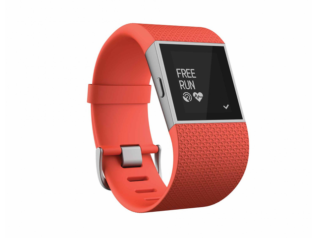 Смарт часовници Fitbit Surge, в оранжево