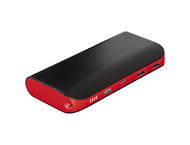 Външни батерии Hama "Pipe" Power Pack, 13000 mAh, в черно-червено