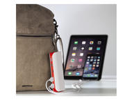 Външни батерии Hama "Pipe" Power Pack, 13000 mAh, в бяло-червено