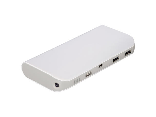 Външни батерии Hama "Pipe" Power Pack, 13000 mAh, в бяло-сиво