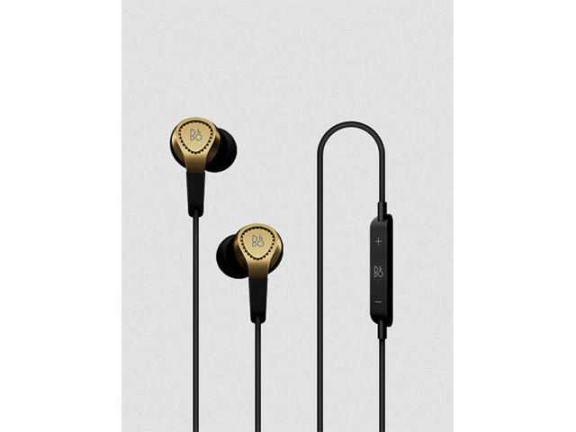 Слушалки BeoPlay H3, в черно-златисто