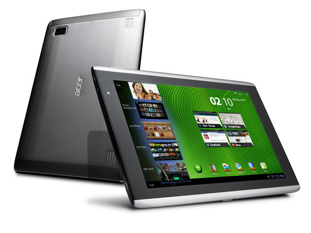 Таблети Acer Iconia Tab A501 64GB + 3G, сив цвят