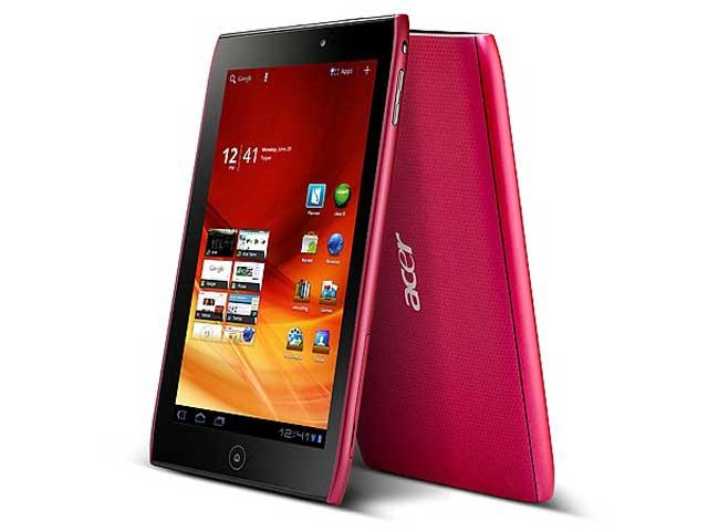 Таблети Acer Iconia Tab A100 8GB, розов цвят