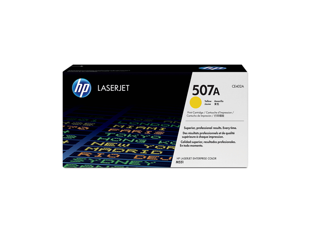 Консумативи Оригинален тонер HP 507A Yellow