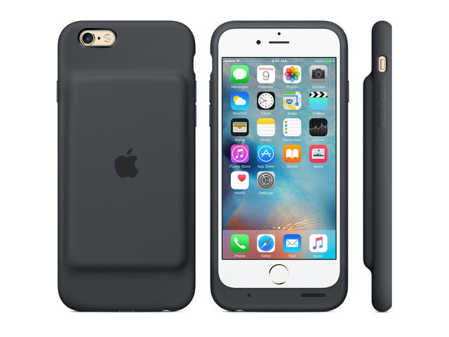 Калъфи Apple iPhone 6s Smart Battery Case, в тъмносиво