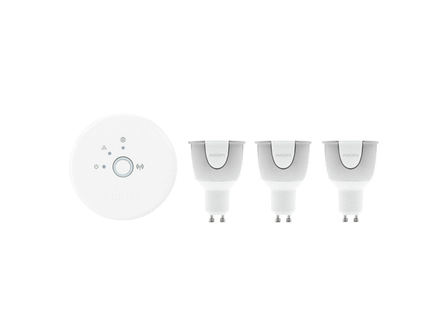 Smart Home Philips Hue GU10 Connected Bulb Starter Pack