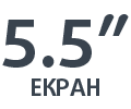 5.5-инчов IPS LCD капацитивен мултитъч дисплей с резолюция 1080 x 2160 пиксела