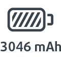 3046 mAh